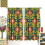 Floral Curtains Retro 70s Geometric Minimalist 2 Panels 6