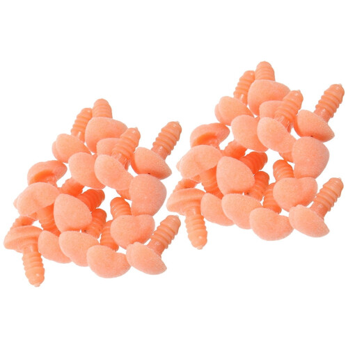 Doll Nose Props Beige Flocking 40 Pieces
