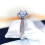 925 Silver Kitty Ring with Zirconia, Dainty Stacking Ring 4