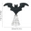 Halloween Tree Topper with Winged Figures and Flexible 2
