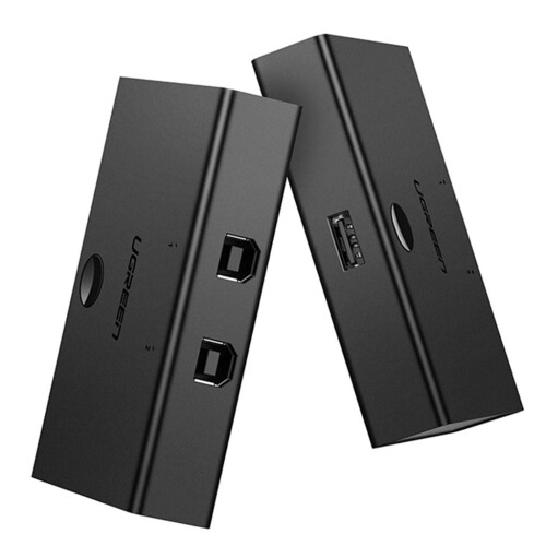 UGREEN USB 2.0 Skift USB-A til 2x USB-B - Sort