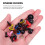 Button Eyes for Crafts - Colored Doll Eyes Set 7