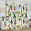 Jungle Animal Curtains Woodland Pattern Thermal Drapes 2 4