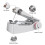 FRCOLOR Portable Mini Sewing Machine Stainless Steel 4