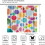Polka Dot Curtains Watercolor Rainbow Pattern 42x54 Inch 2