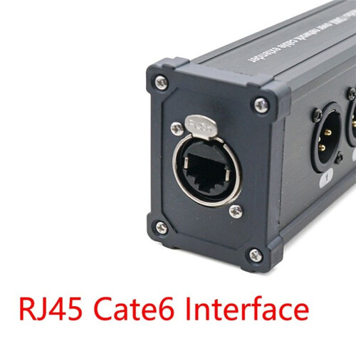 Network Signal Extender Light Conversion Digital Network Cable to Analog Signal Distribution Transmission Box(C) 1