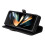 Samsung Galaxy Z Fold4magnetiskt läderfodral svart 4