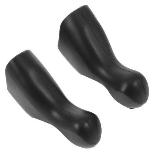 Black Silicone Handlebar End Caps 1 Pair 1