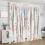 Boho Rainbow Curtains Pink Blue Polka Dot Abstract 4