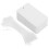 White PVC Hang Tags with String 100 pcs 7