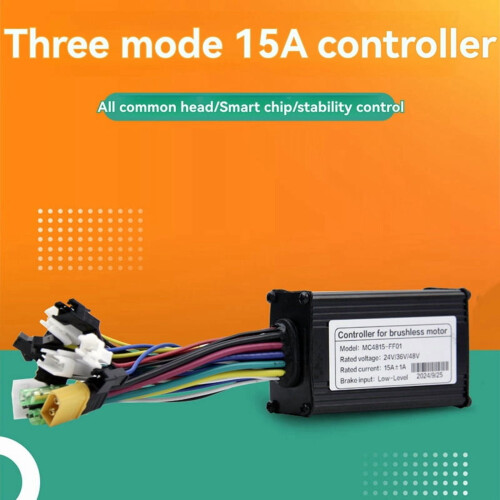 Electric Scooter Brushless Controller 24V-48V 250W-350W 15A 1