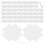 White PVC Hang Tags with String 100 pcs 6