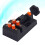 Black Plastic Mini Drill Press Vise Adjustable Jaw 1 Piece 6