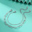 Two Layer Silver Bracelet for Women Friendship Gift 4