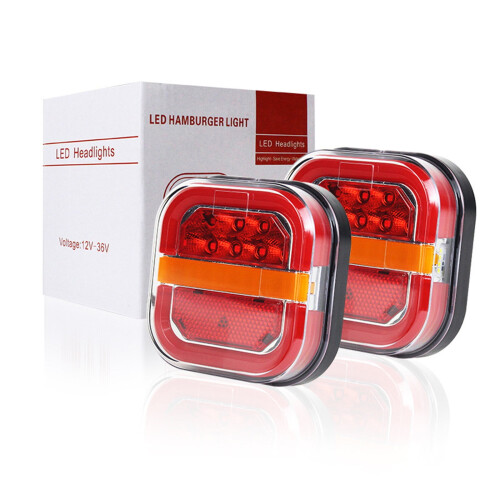 Magnetic LED Trailer Tail Lights Kit 12V Waterproof 1