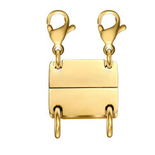 Magnetic Multi-Necklace Clasp Gold Alloy 1pc