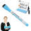 Portable Double Folding Whiteboard Brown Blue 2