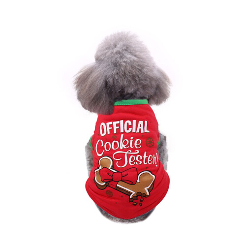 Brown Dog Sweater Soft Cartoon Design Small Size 1
