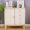 Wooden Drawer Handles Beech Cloud Style 4 pcs 5