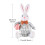 Easter Gnome Figurine Resin Radish Holder 1pc 2