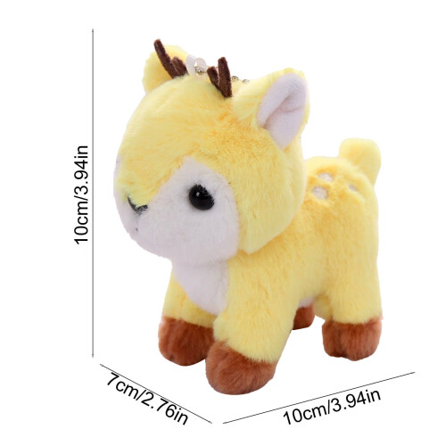 Mini-Hirsch-Plüschtier, 10 cm, Waldtier-Geschenk 2