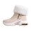 Women's Winter Snow Boots Beige Size 8.5 1
