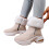Women's Winter Snow Boots Beige Size 8.5 6