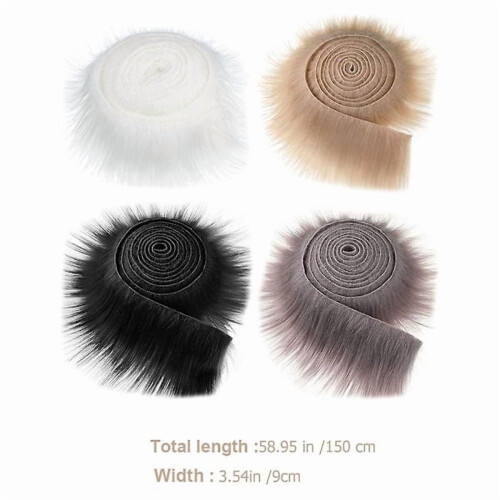 Artificial Fur Strips Fabric for DIY Crafts 10m 1