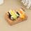 Wooden Temaki Sushi Roll Holder Display Stand with 4 Slots 5