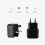 Power Converter 220V to 110V EU Plug Adapter 5