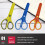 Stainless Steel Safety Scissors with Ruler and Case Blue 5