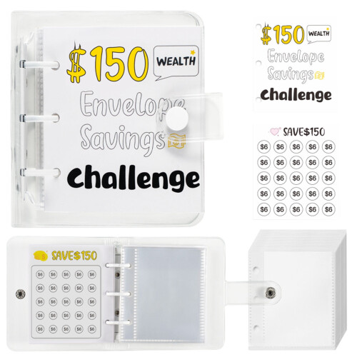 Vertical Deposit Savings Organizer PVC Envelopes with Iron 1