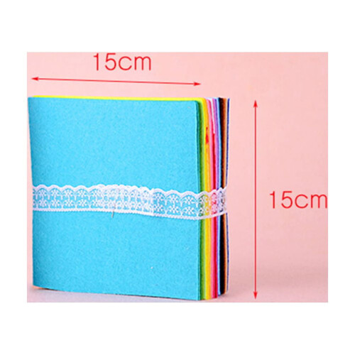 Craft Felt Sheets Polyester 40 Pieces 5.9 x 5.9 Inch 1