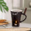 Chocolate Fondue Mug with Forks Ceramic 1 Piece 1