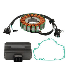 Motorcykelstatorspole med Likriktarpackningssats 21003-0128 11061-0793 21066-0712 för  ER250 ER300 EX250 EX300