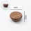 Dresser Knobs Round Wooden Handle Beech 38mm 4 pcs 2