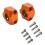 Motorcycle Handlebar Riser Aluminum Alloy Orange 1