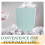Trash Can for Bathroom and Office Small Green 6