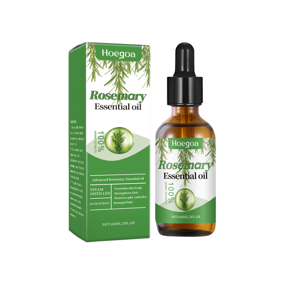 (60ml) Hoegoa Rosemary Hair Care Oil Hair Nourishing Scalp Care Smoothing Hydrating Hair Care Oil