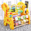 Wooden Abacus Multicolor Beads Early Math Learning Toy 8