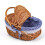 Handwoven Wicker Picnic Basket with Removable Liner 1 5