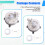 Micro Differential Pressure  Air 50-500Pa -20-85C Adjustable Filter Fan Ventilation Gas Sensor 5