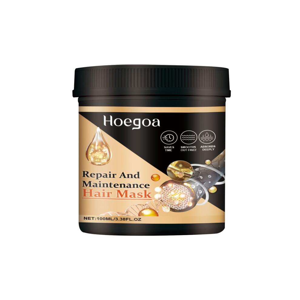 (100ml) Hoegoa nourishing care hair mask, strong, care and smooth care hair mask for dry and frizzy hair