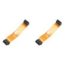 2X for SLI Crossfire Interconnect Bridge Flex 100mm PCI-E 1x 26pin Female to Female Cable