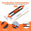 2Pcs Precise Contour Scribe Tool, Adjustable Contour Gauge Tool with Pencils and Lock, Corner Measuring Scribing Tool 7