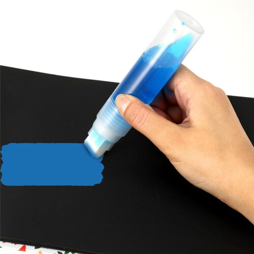 6Pack Refillable Paint Pens Empty Refillable Markers Flat  Graffiti Markers,Clear Acrylic Fillable Paint  Pens 2