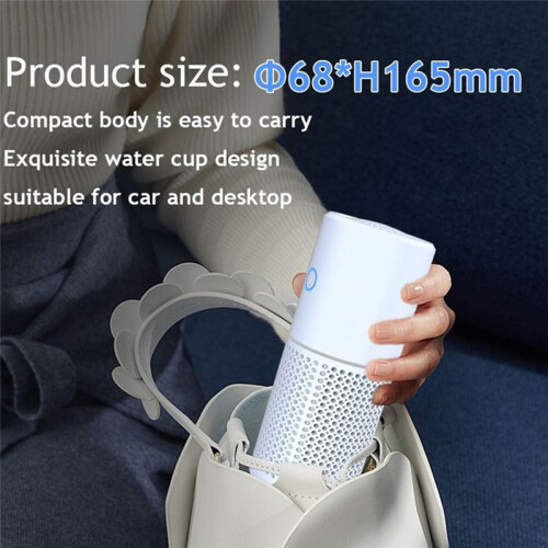Portable Air Purifier with HEPA Filter - Quiet Operation for Home,Office,Includes Customizable Aromatherapy Feature 2