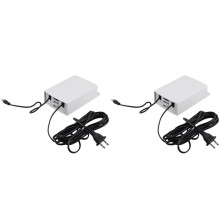 2X 12V-2.5A Uninterruptible Power Supply UPS Battery Backup Interface,US Plug
