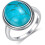 Turquoise Ring Sterling Silver Boho Vintage Round December 1