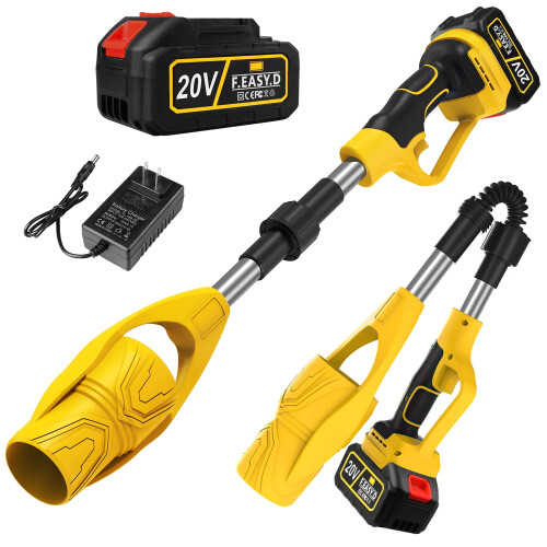 20V Cordless Leaf Blower Lightweight Foldable Handheld Air